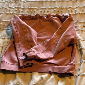 Lululemon Chill On Pullover Crewneck Sweater in Quicksand Pink 6